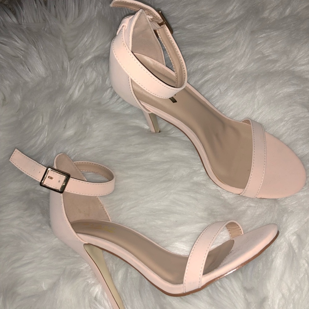 Blush Pink Single Sole Heels